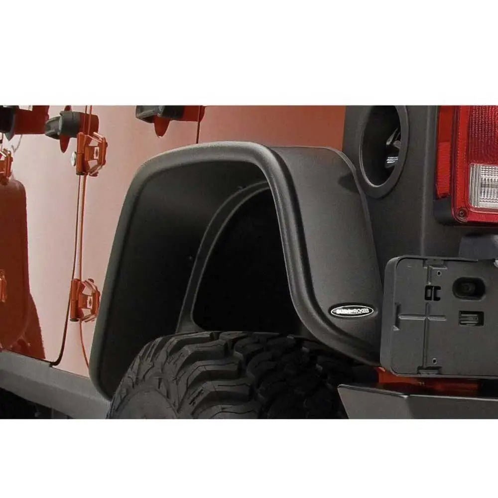 Bushwacker Flat Style Skjermbreddeutvidelser - Jeep Wrangler Jl 4 d 18-