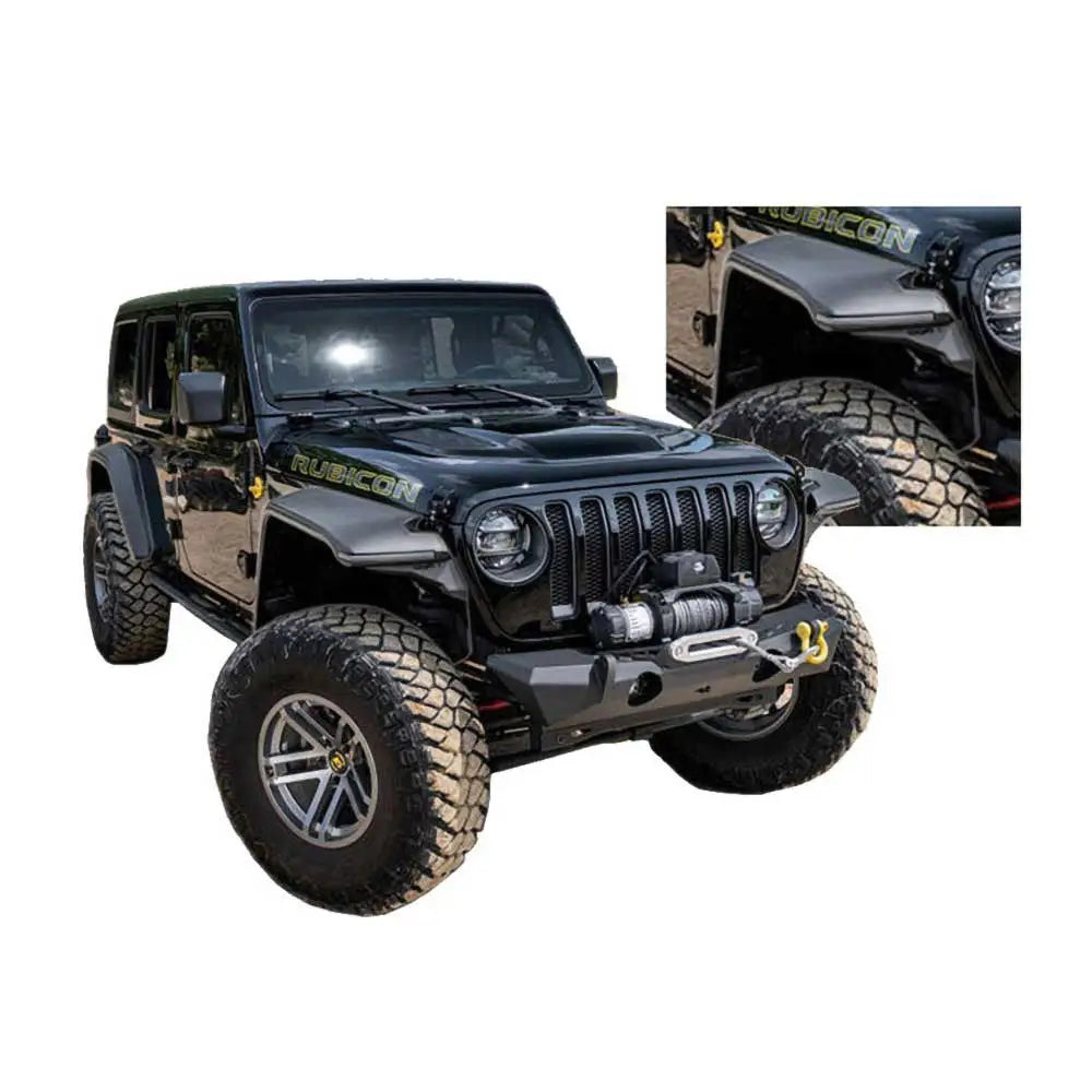 Bushwacker Hyperform Skjermbreddere - Jeep Wrangler Jl 4 d 18-