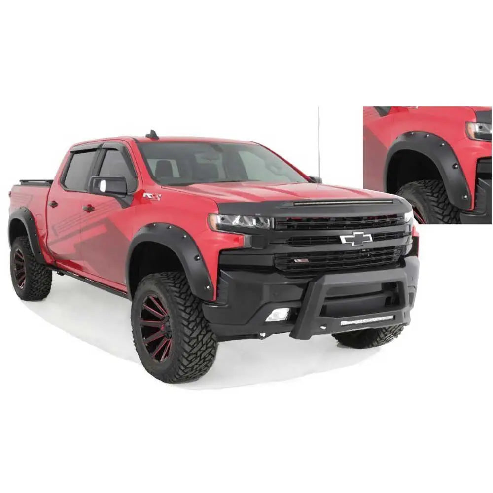Bushwacker Pocket Style Skjermbreddere for Chevrolet Silverado 1500 19-