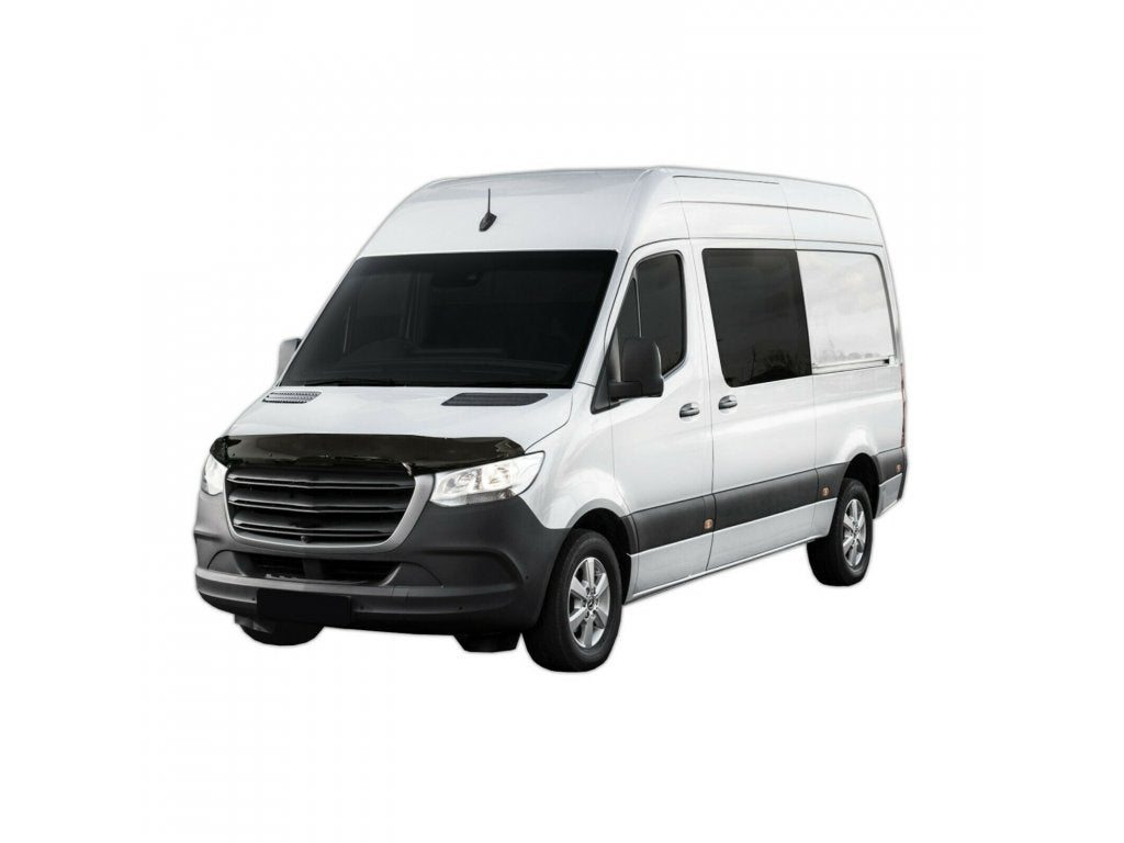 HD panserbeskytter i akryl til Mercedes Sprinter (W907) III med sort gloss finish og enkel montering