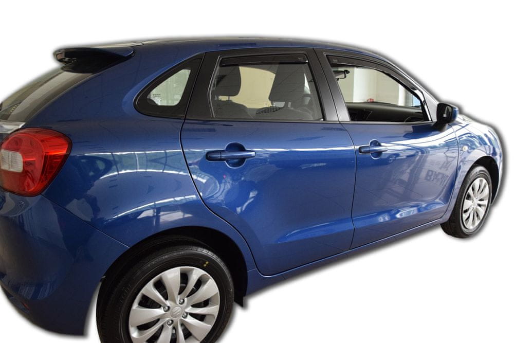 Vindavviser Suzuki BALENO 5-dørs 2016→ sett 4 stk. – PMMA Plexi - nærbilde