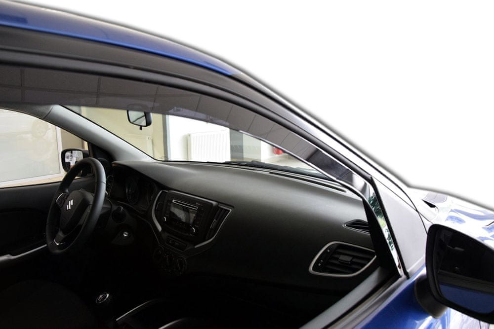 Heko vindavviser til Suzuki BALENO 5-dørs 2016→ sett 4 stk. – sort transparent