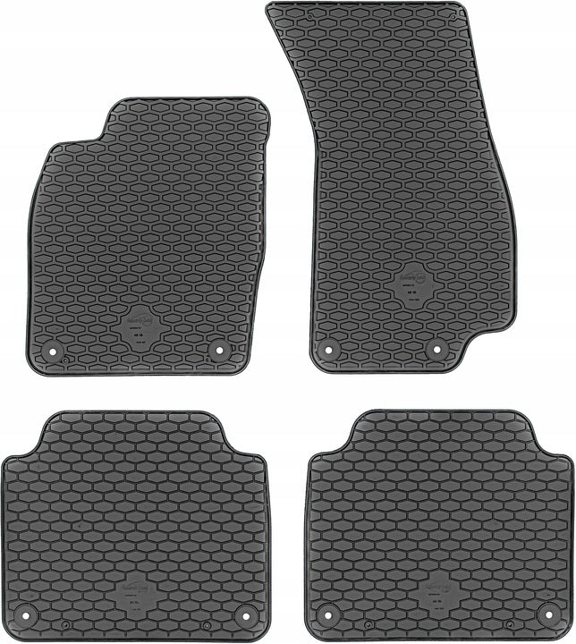 DomLine gummimatter til Audi A8 D5 – detalj av sklisikker underside