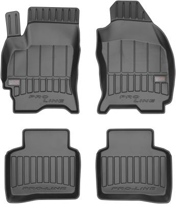 Frogum 3D Premium gulvmatter til Ford Mondeo III (2000–2007) – svart TPE med høy sidekant, sett á 4
