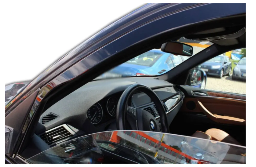 Heko vindavviser til Bmw X5 (E70) / sett 4 stk. – sort transparent