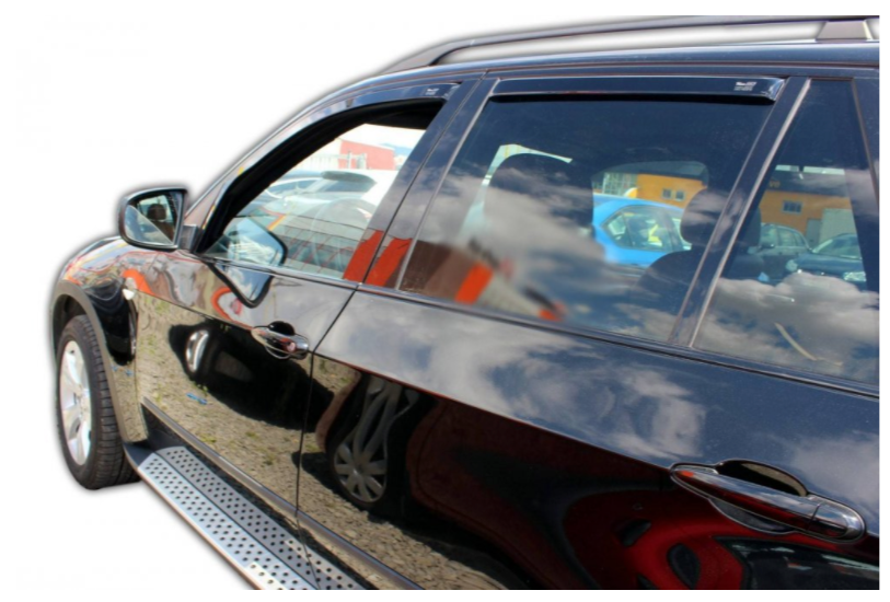 Vindavviser Bmw X5 (E70) / sett 4 stk. (2006-2013) – PMMA Plexi - detaljer