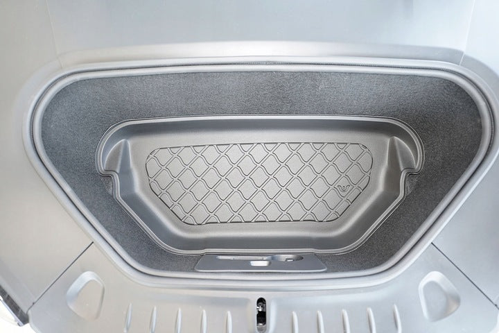 Aristar bagasjeromsmatte til Tesla Model S / Foran - Frunk – svart-satin matt
