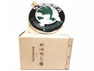 Emblem/logo til Skoda Yeti bakluke i OE-kvalitet, Ø110 mm