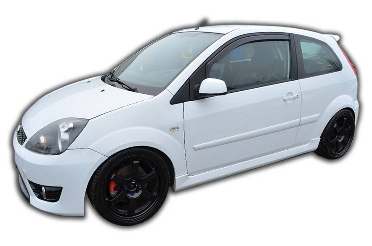 Heko vindavviser til Ford Fiesta Mk5 Coupe – sort transparent