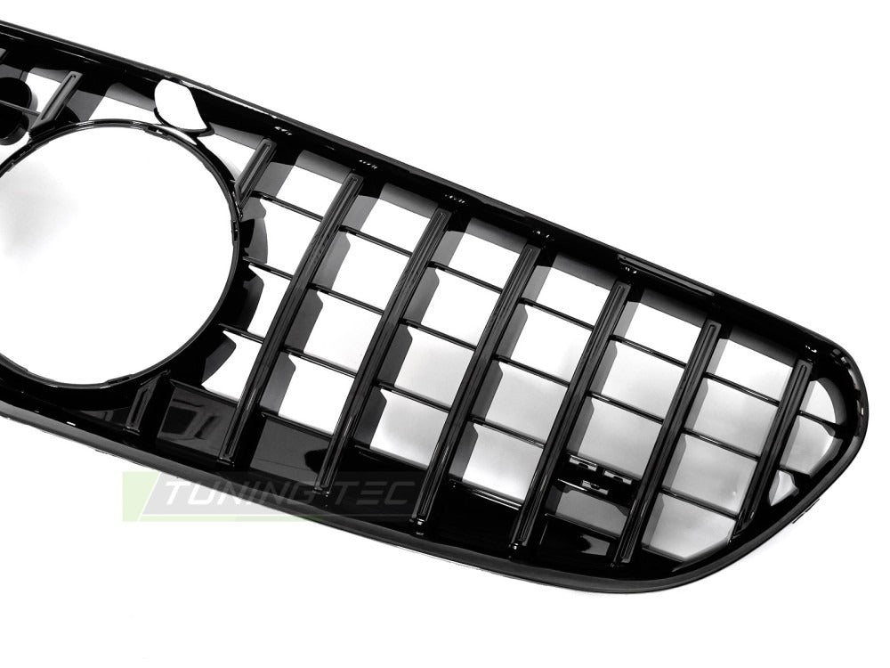 Grill Mercedes S-Klasse Coupe C217/Cabrio A217 14-20 sett fra siden, struktur synlig.