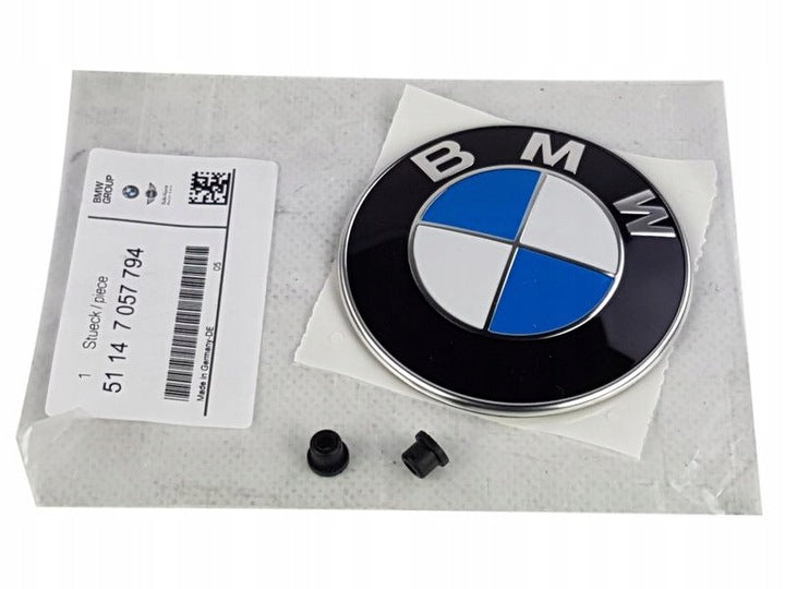 Emblem/logo til Bmw / - 1 stk. D - Ø82mm for montering på bakluke og panser i OE BMW-kvalitet