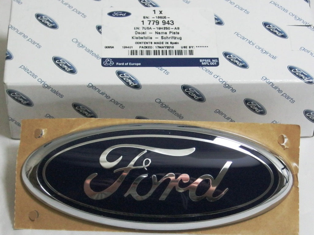 Emblem/logo til Ford / Fiesta S-Max Transit Kuga med plassering foran og bak