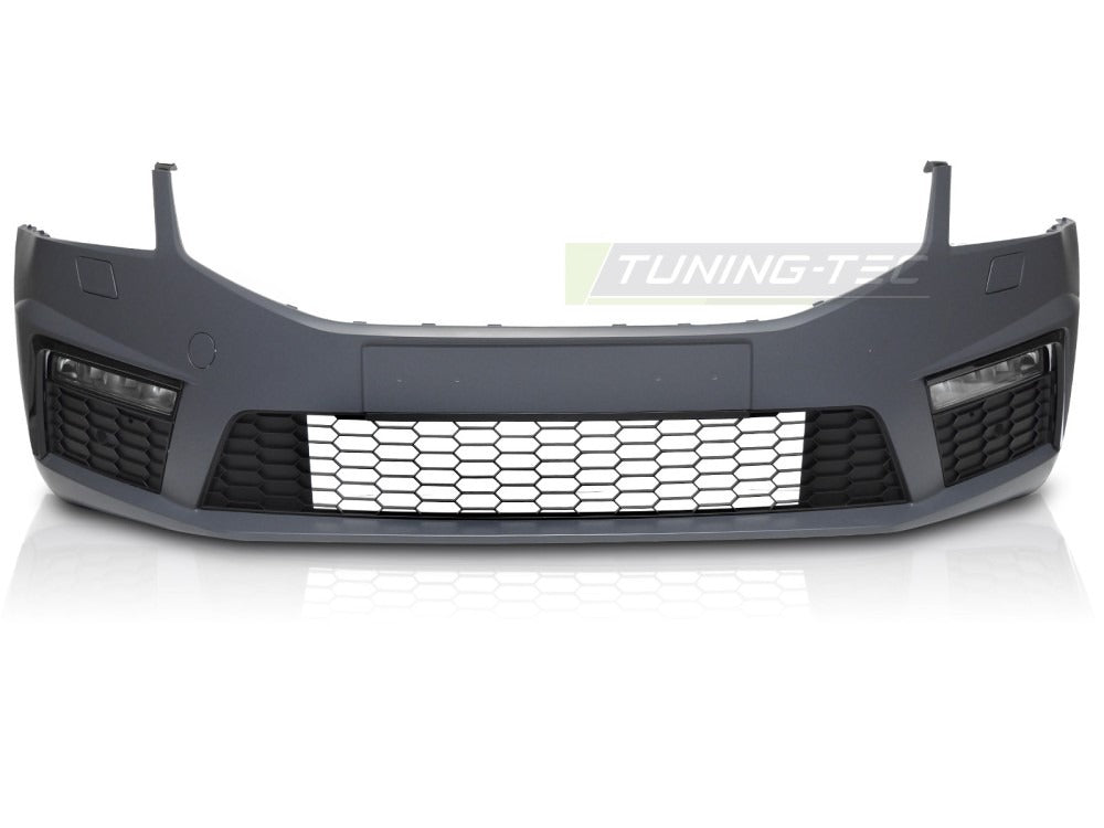 Detaljbilde av frontstøtfanger til Skoda Octavia III 16-20.