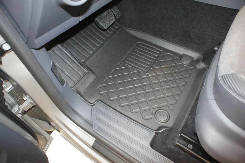 Gulvmatter Vw Amarok I (2009-2020) – antiskli luktfrie myk plast - sett forfra