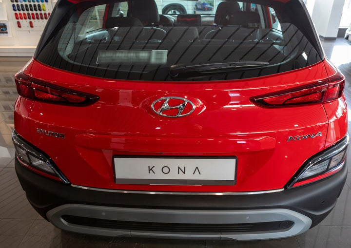 Tuning bakfangerbeskytter til Hyundai Kona I / Kona Electric I – rustfritt stål