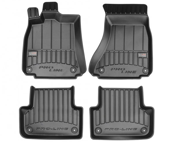 Frogum 3D Premium gulvmatter til Audi A5/S5 8T Sportback 2009–2016 – svart TPE med 60mm sidekant