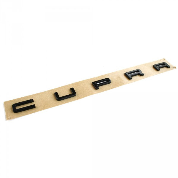 Emblem Cupra Seat Leon (5F) > Black Glossy - sett forfra