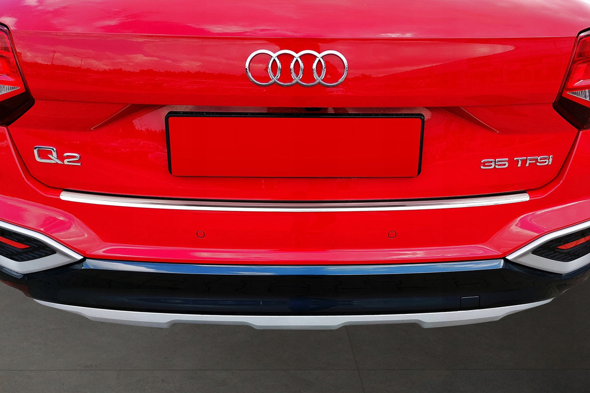 Avisa bakfangerbeskytter til Audi Q2 / SQ2 GA Facelift – sølv børstet