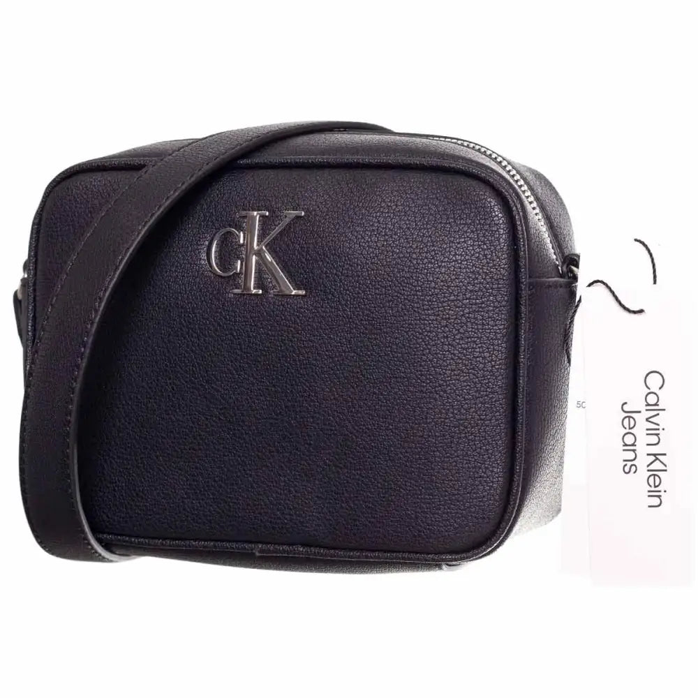 Calvin Klein Dames Veske med Monogram i Svart