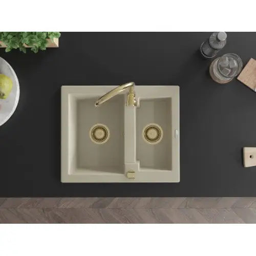 Carlos Kjøkkenvask 1 1/2 Kum 582x475 Mm Beige - 6518581500-69-g