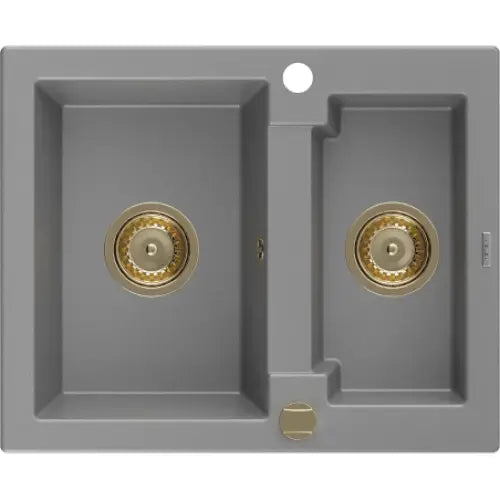 Carlos Kjøkkenvask 1 1/2 Kum 582x475 Mm Grå - 6518581500-71-g