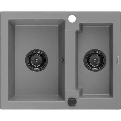 Carlos Kjøkkenvask 1 1/2 Kum 582x475 Mm Grå 6518581500-71-b