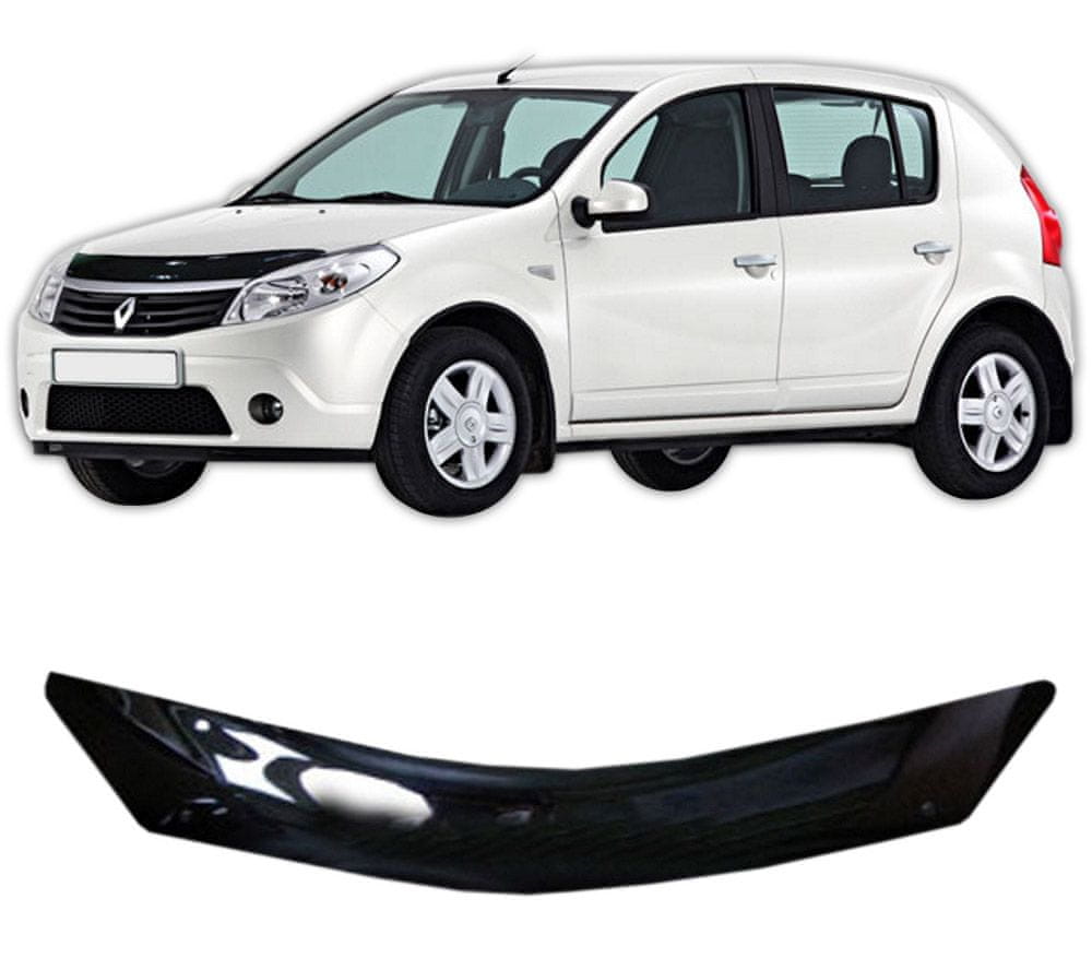 Scoutt panserbeskytter i akryl til Dacia Sandero II (2012-2016) med enkel montering og steinsprutbeskyttelse