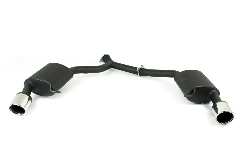 Sluttdemper duet Ulter A5 F5 101-342 N101RS endepiper rustfri polert Quattro ECE