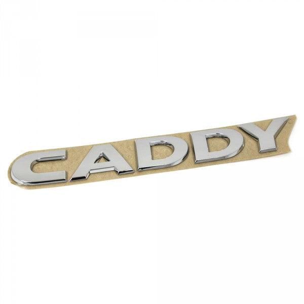 Emblem/logo i krom til Vw Caddy 3 (2K) / VW Caddy 4 (SA) 2016-> montert på bakluke