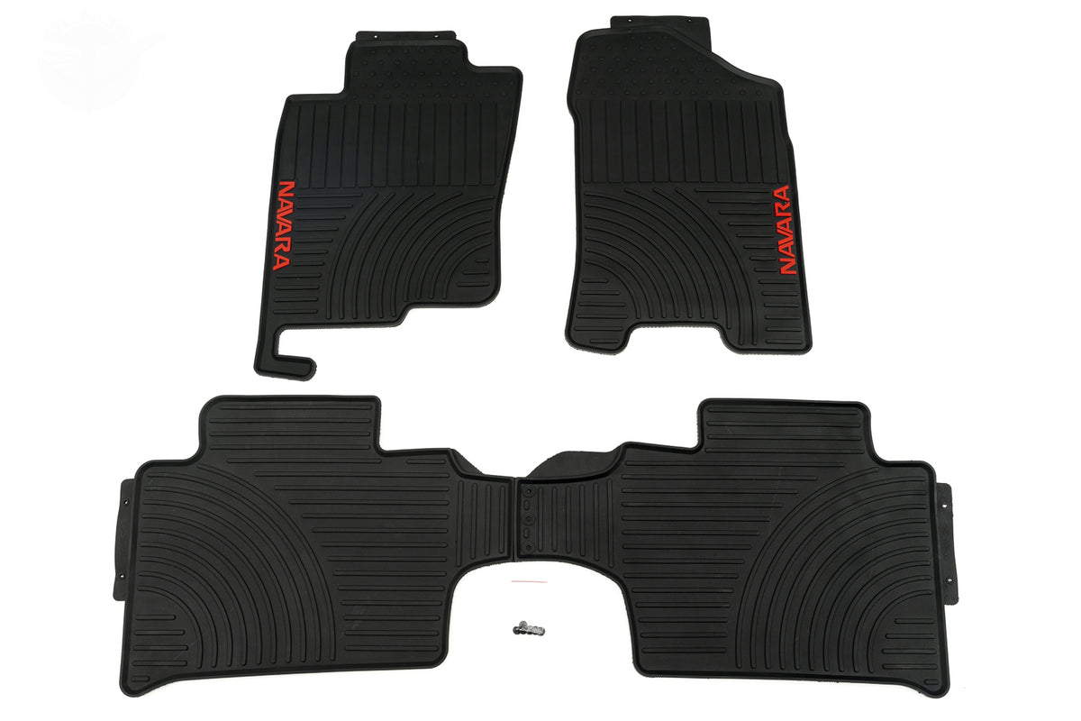 Ven-Tuning gulvmatter til Nissan Navara IV (NP300) – luktfri gummi