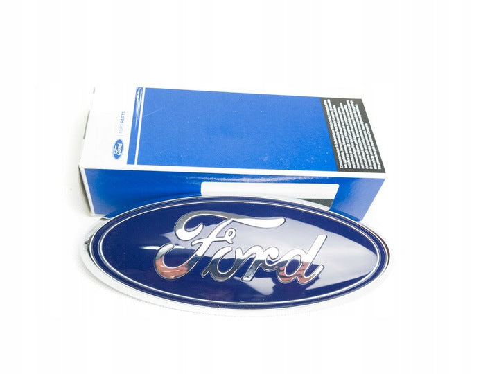 Emblem/logo for Ford Ranger montert på bakluken i blå-krom utførelse