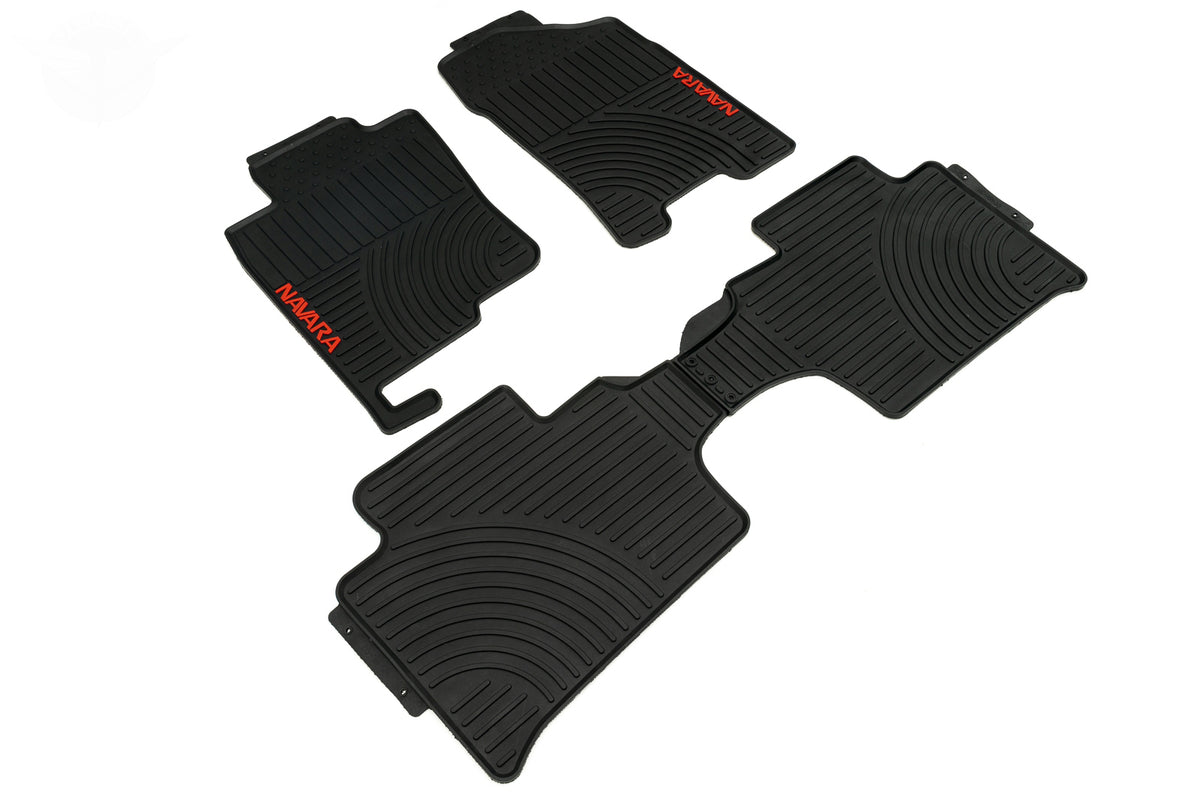 Gulvmatter Nissan Navara IV (NP300) (2014-2022) – Luktfrie gummi - detaljer