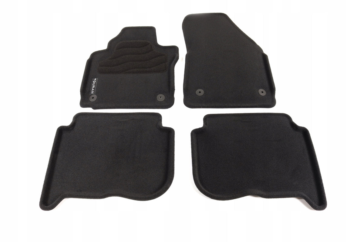 VAG OEM stoffmatter til Vw Touran I / Cross Touran – antiskli underlag