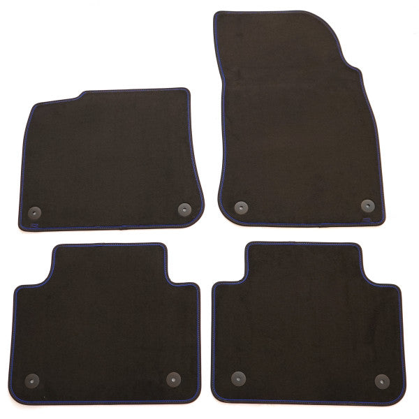 VAG OEM stoffmatter til Vw Touareg CR – stoff i satin svart