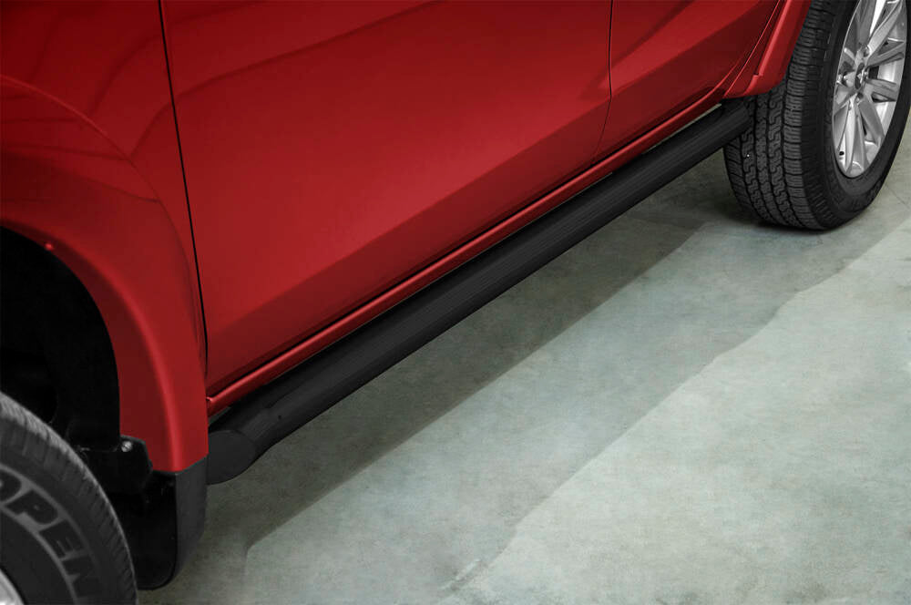 Stigtrinn Steeler til Mitsubishi L200 2015-2019 svart lakkert rustfritt stål enkelt montering