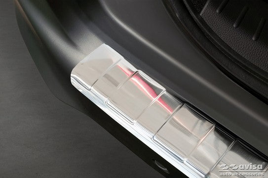 Bakfangerbeskytter Honda Jazz V Crosstar (2020-) – Rustfritt stål - detaljer