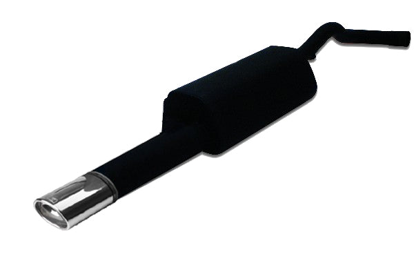 Sluttdemper Ulter A4 B5 101-102 singel utgang N28 polert rustfri endepipe