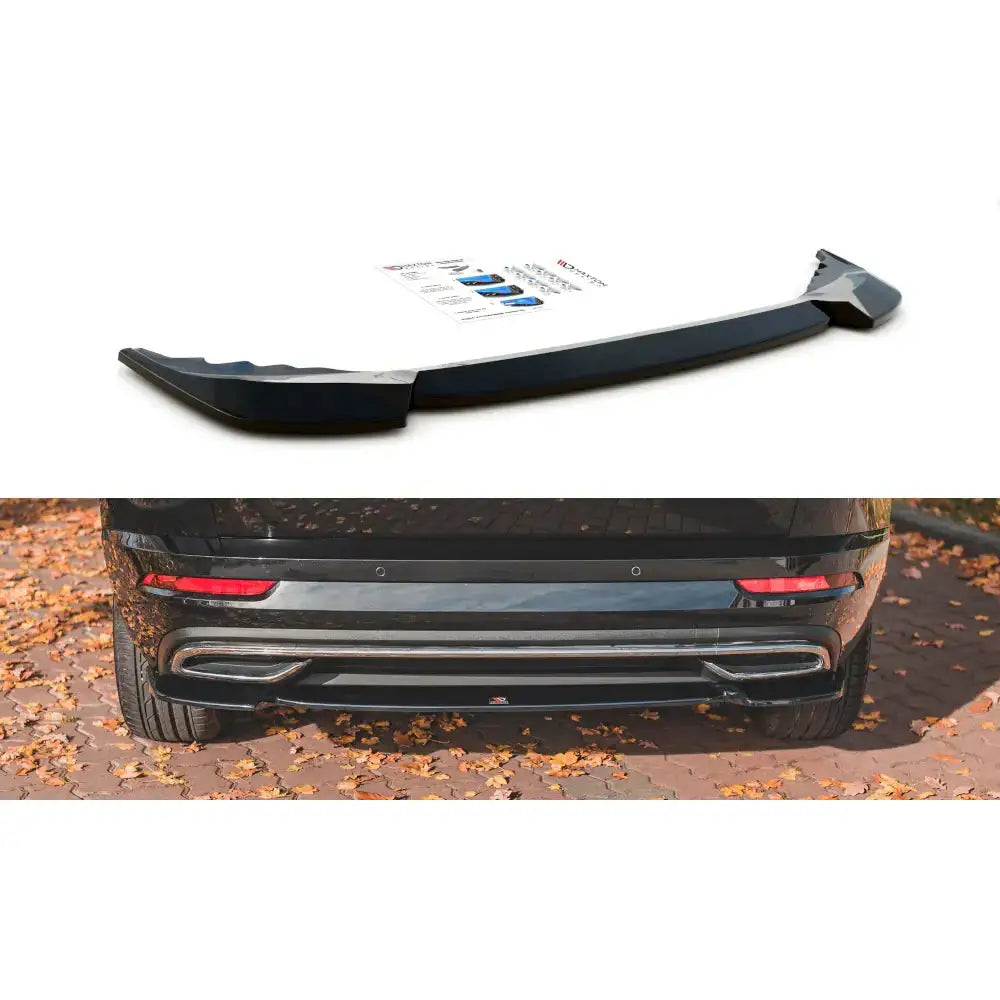 Central Rear Splitter Skoda Karoq Sportline