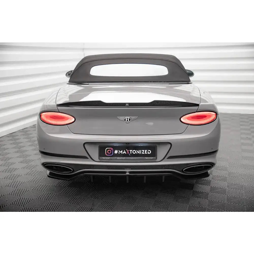 Central Rear Splitter (with Vertical Bars) Bentley Continental Gt Mk3