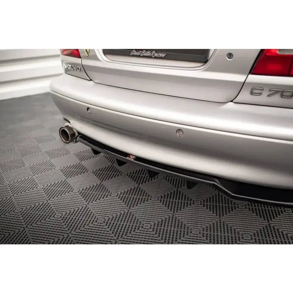 Central Rear Splitter (with Vertical Bars) Volvo C70 Mk1