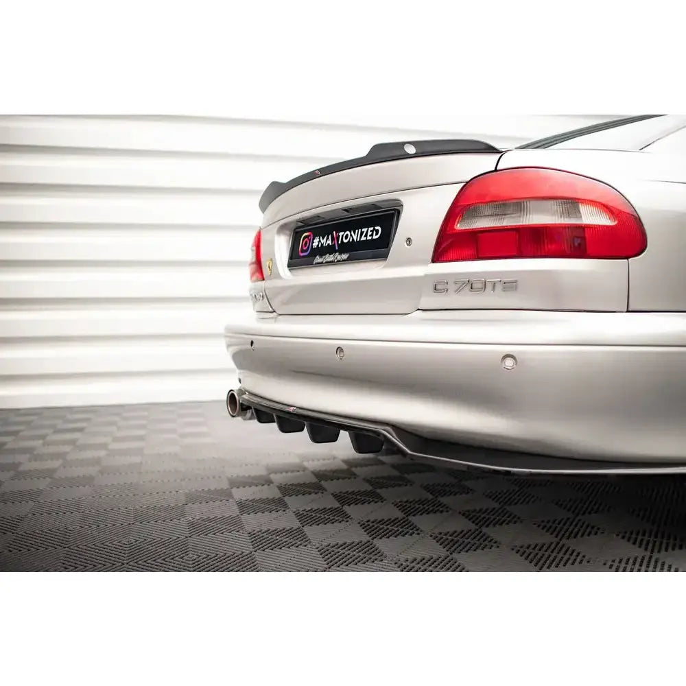 Central Rear Splitter (with Vertical Bars) Volvo C70 Mk1