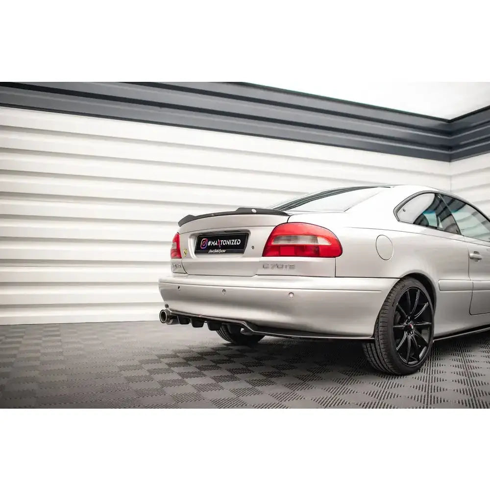 Central Rear Splitter (with Vertical Bars) Volvo C70 Mk1
