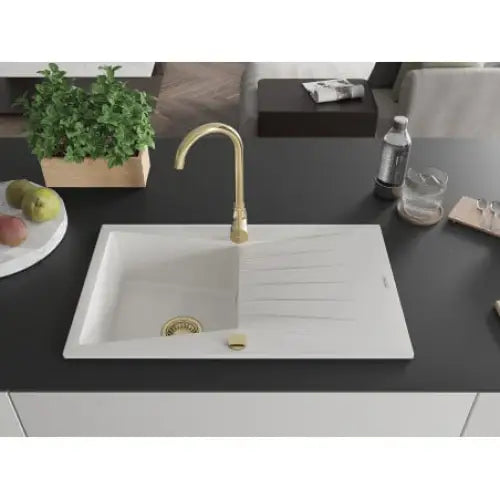 Cesar Kjøkkenvask 1 Kum 775x470 Mm Hvit - 6514771010-20-g