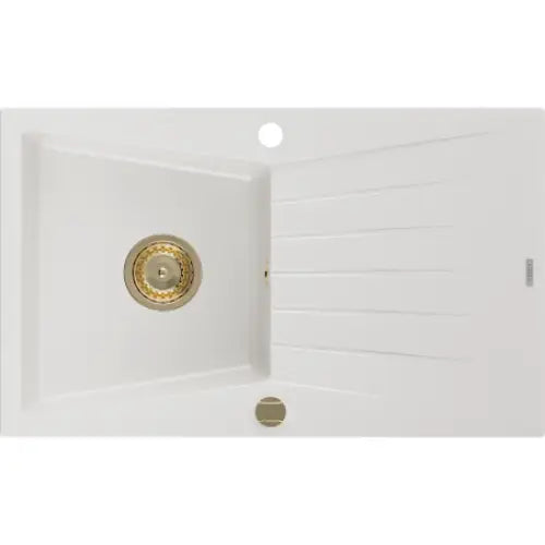 Cesar Kjøkkenvask 1 Kum 775x470 Mm Hvit - 6514771010-20-g