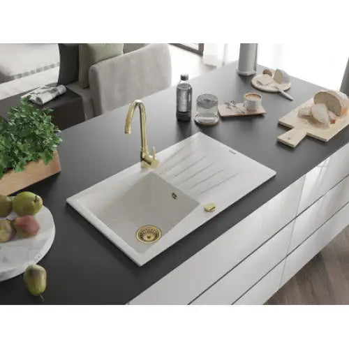 Cesar Kjøkkenvask 1 Kum 775x470 Mm Hvit - 6514771010-20-g