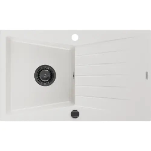 Cesar Kjøkkenvask 1 Kum 775x470 Mm Hvit 6514771010-20-b