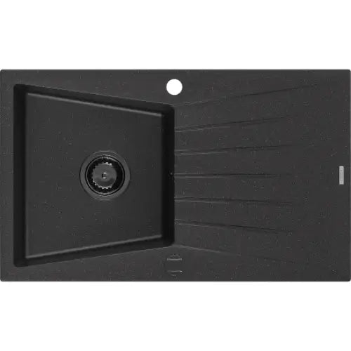 Cesar Kjøkkenvask 1 Kum 775x470 Mm Svart/sølv 6514771010-73-b