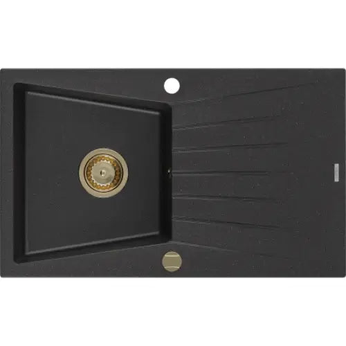 Cesar Kjøkkenvask 1 Kum 775x470 Mm Svart/sølv - 6514771010-73-g