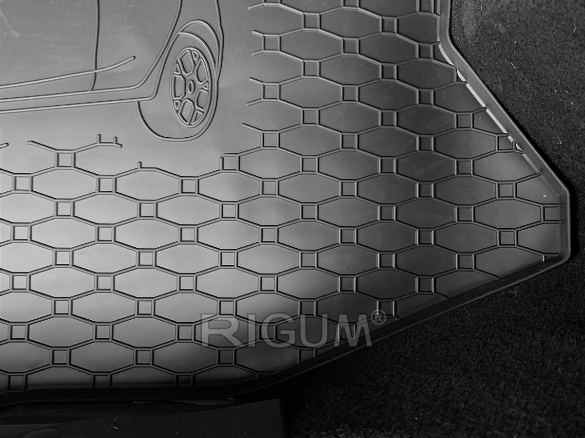 Bagasjeromsmatte Ford Fiesta Mk6 (2008-2017) – Luktfrie Gummi - detaljer