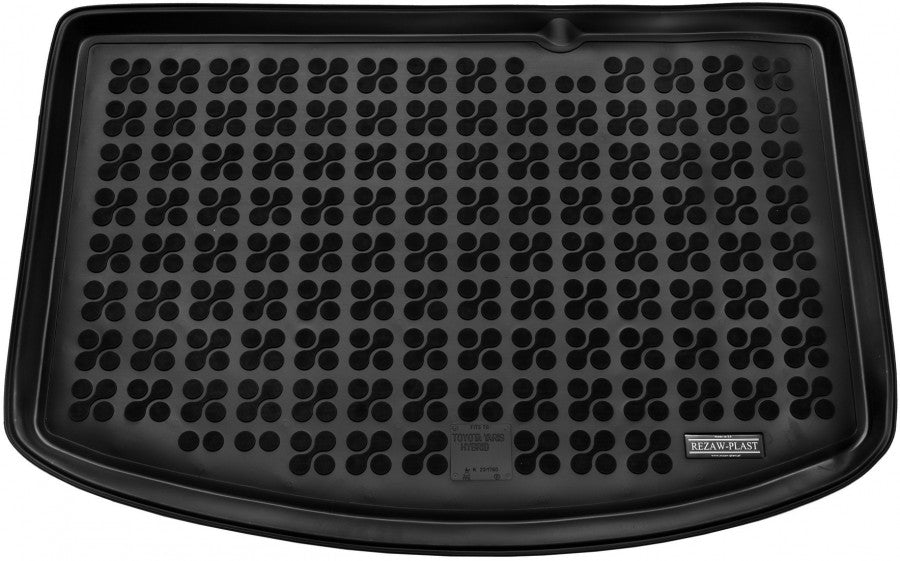 Rezaw-Plast bagasjeromsmatte til Toyota YARIS III Hybrid facelift – TPE-gummi materiale